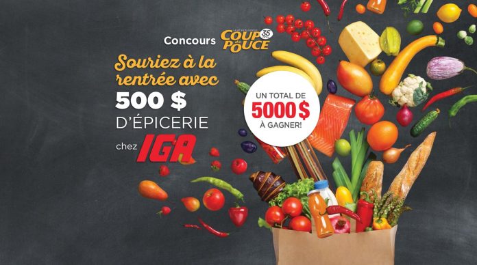 IGA - Concours 35e Coup De Pouce x IGA