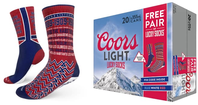 Concours Coors Light Bas Porte-Bonheur