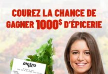 Concours Metro Sondage 2020