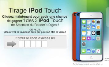 Concours Sélection du Readers Digest iPod Touch 2020