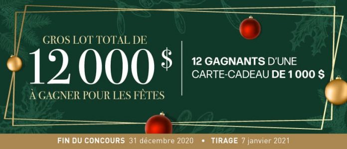 Concours Linen Chest Gros Lot Des Fêtes 2020 Concours Linen Chest Gros Lot Des Fêtes 2020