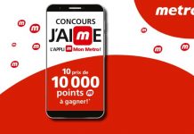 Concours Metro Et Moi J'aime l'appli Mon Metro 2020