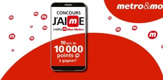 Concours Metro Et Moi J'aime l'appli Mon Metro 2020