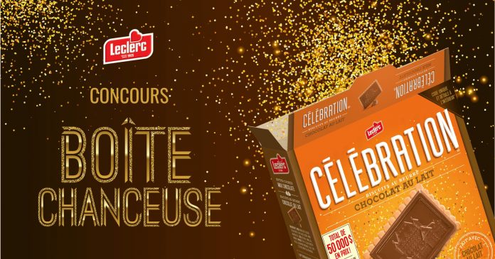 Concours Leclerc Biscuits Célébration La Boîte Chanceuse 2021