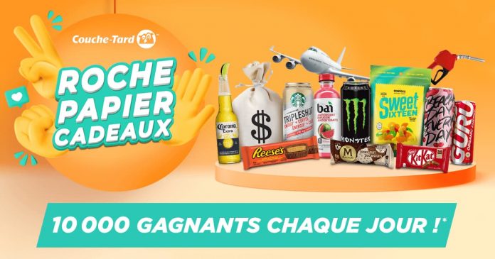 Concours Couche Tard Roche Papier Cadeaux 2022 Concours Couche Tard Roche Papier Cadeaux 2022