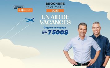Concours ICI Première Heure Brochure De Voyage de Radio-Canada 2023