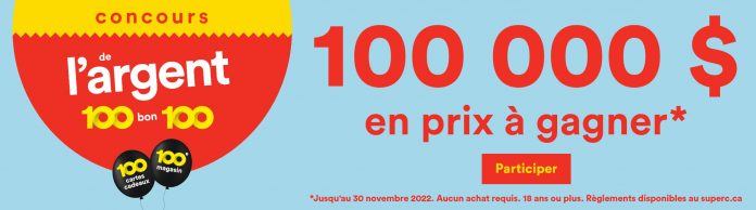 Concours Super C De L'argent 100 Bon 100 2022