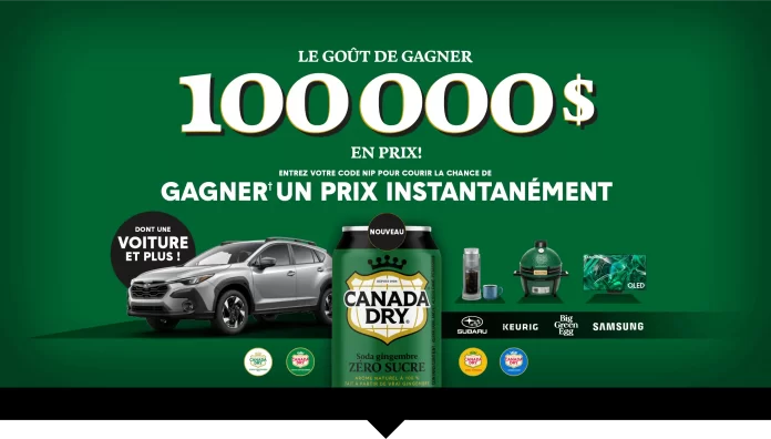 Concours Le Goût De Gagner De Canada Dry 2023