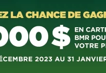 Concours BMR 5000$ Pour Votre Projet Réno 2024