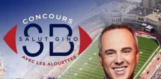 Concours Salut Bonjour Salut Gino avec les Alouettes de Montreal 2024