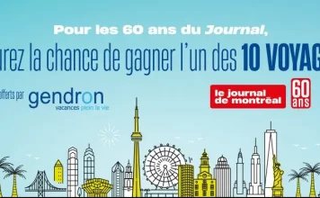 Concours Le Journal de Montréal Fête Ses 60 Ans 2024