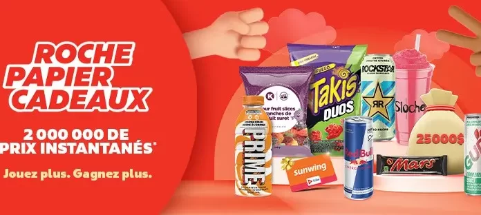 Concours Jeux Couche Tard Roche Papier Cadeaux 2025