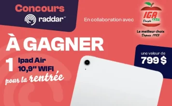 Concours Raddar IGA Daigle 2024