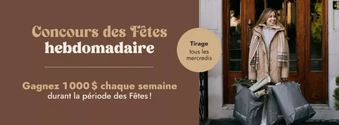 Concours Linen Chest Gros Lot Des Fêtes 2025