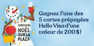 Concours Journal de Montréal Noël Sur La Plaza 2024