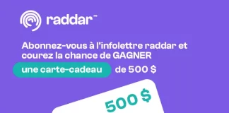 Concours L'infolettre Raddar C'est Payant 2025