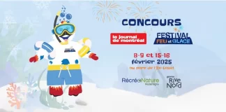 Concours Journal de Montréal Festival Feu et Glace de Repentigny 2025
