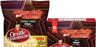 Gagnez un système de cinéma maison avec le Concours Orville Redenbacher Canada's Got Talent