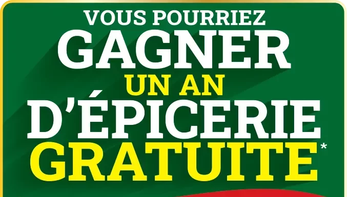 Concours D'épicerie Gratuite Suprême 2025