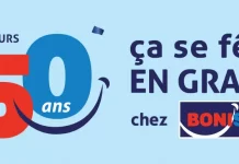 Concours 50 Ans Ça Se Fête En Grand Chez Boni-Soir 2025