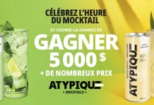 Concours Célébrez l'Heure Du Mocktail d'Atypique 2025