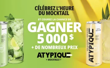 Concours Célébrez l'Heure Du Mocktail d'Atypique 2025