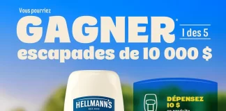Concours Gagnez Un Forfait Vacances de Hellmann's 2025 (Hellmanns.ca/Concours)