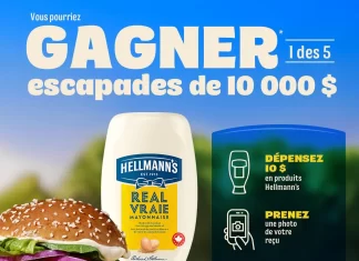 Concours Gagnez Un Forfait Vacances de Hellmann's 2025 (Hellmanns.ca/Concours)