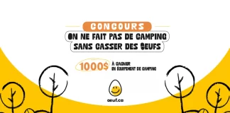 Concours On Ne Fait Pas De Camping Sans Casser Des Oeufs 2025