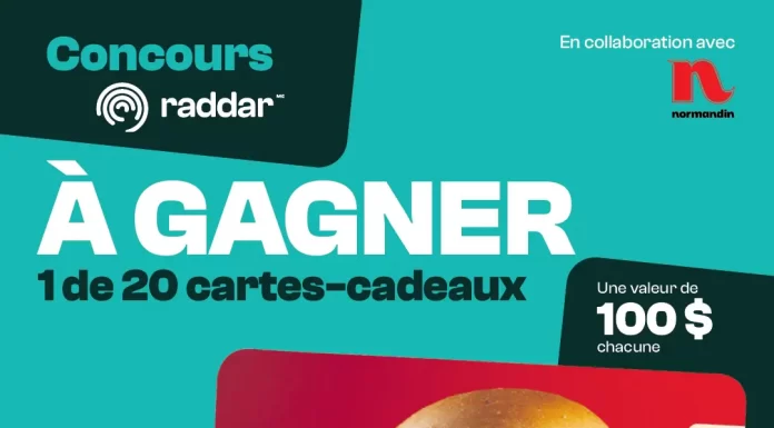 Concours Raddar Normandin 2025 (Raddar.ca/Concours)