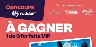 Concours Raddar Parc De La Gorge 2025 (Raddar.ca/Concours)