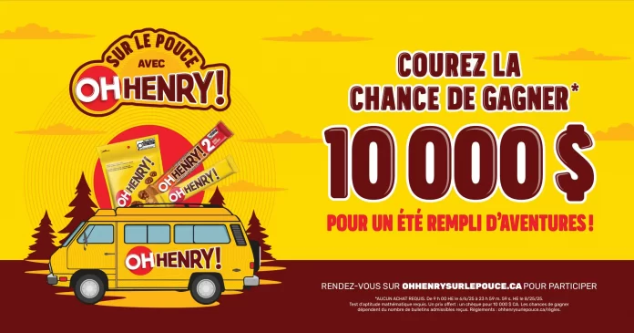 Concours Oh Henry Sur Le Pouce 2025 Concours Oh Henry Sur Le Pouce 2025
