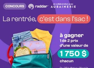 Concours Raddar La Rentrée 2025 (Raddar.ca/Concours)