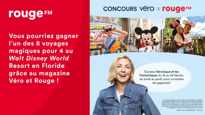 Concours Véro x Rouge FM x Disney 2026