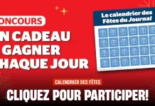 Concours Journal de Québec Calendrier Des Fêtes 2025